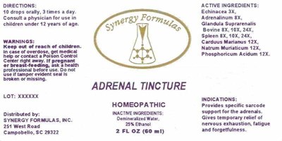 Adrenal Tincture (Syng0009 Adrenal Tincture 7 7 14)